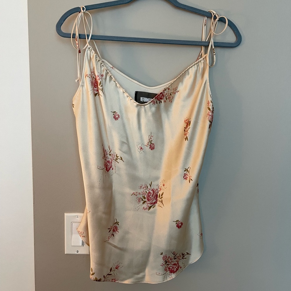 100% Silk Reformation top